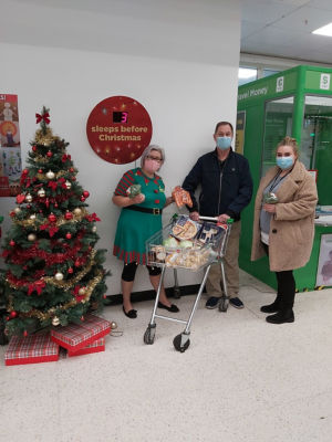 Christmas treats for supported living scheme | Asda Donnington Wood