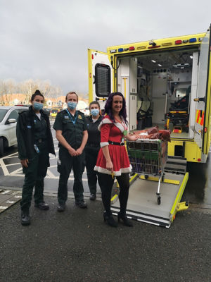 Festive thank you to ambulance crew | Asda Eastbourne