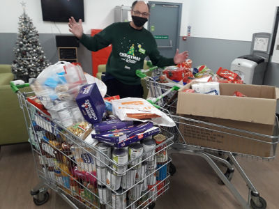 Secret Santa Foodbank donation from Next. | Asda Barnstaple