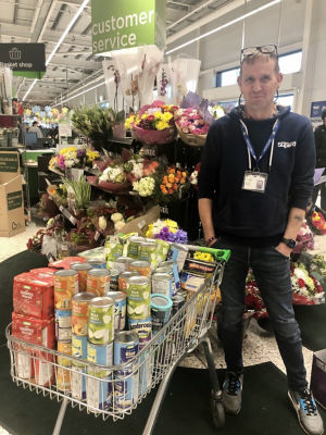 Helping local foodbank | Asda Leicester Abbey Lane