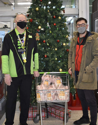 Christmas dinner donation | Asda Bideford