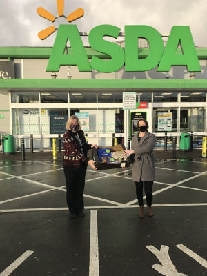 Gillingham School PTFA hamper  donation | Asda Gillingham