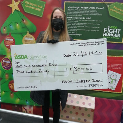 Grant for Moss Side Community Forum  | Asda Clayton Green