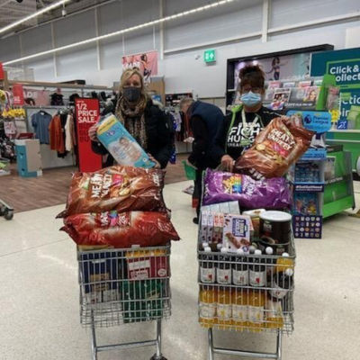 Stocked up with donations | Asda Dundee West