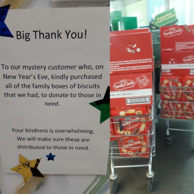 Thanks to generous customer | Asda Middleton Park