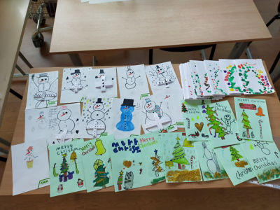 Christmas cards for our care homes | Asda Clydebank