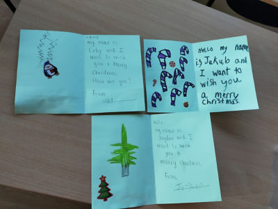 Christmas cards for our care homes | Asda Clydebank