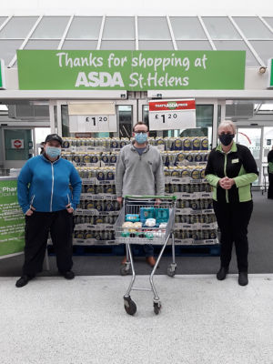 Salvation Army donation | Asda St Helens