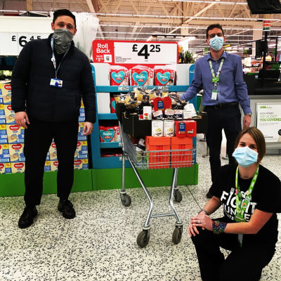 First donation of 2021 from Asda St Austell | Asda St Austell
