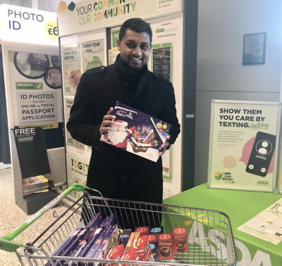 Chocolates for city church | Asda Leicester Abbey Lane