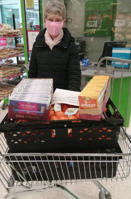 Fruit and snacks for outreach service | Asda Clayton Green