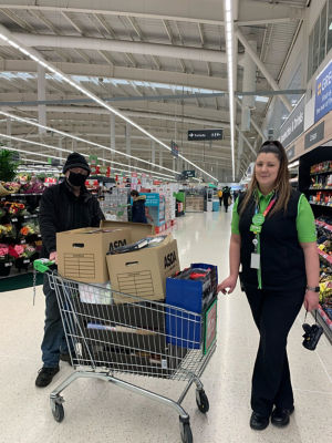 Colleagues support local book recycling scheme | Asda Wigan