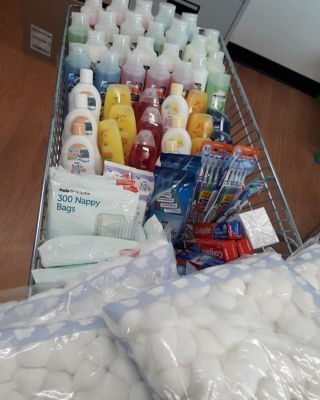 Donation to local baby clinic | Asda Barry