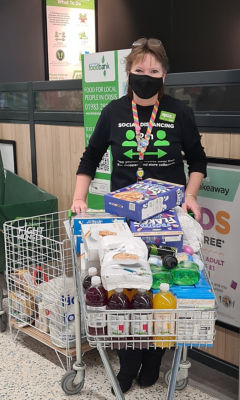 Foodbank raffle | Asda Newport Isle of Wight
