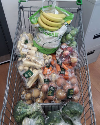 Local food bank donation  | Asda Barry