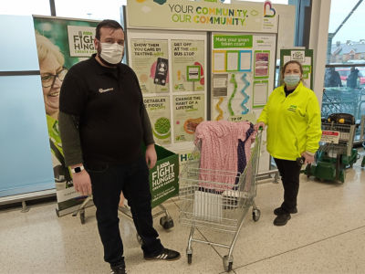 Nightwear donation to the Royal Gwent Hospital | Asda Newport Pillgwenlly 