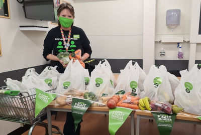 Fight Hunger Create Change donation  | Asda Newport Isle of Wight