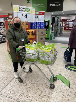 Food parcels for OPAL  | Asda Adel