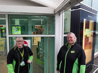 Arlene Nimmo from Asda Alloa saved the life of her colleague Cath McCaig when she had an allergic reaction