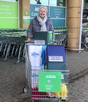 Crosspoint Foodbank donation | Asda Frome