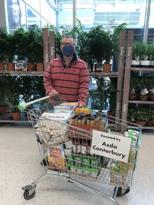 Donation to community food pantry.   | Asda Canterbury