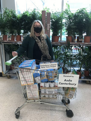 Food donation to local charity | Asda Canterbury