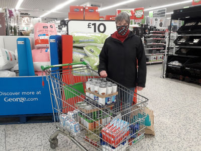 Donation to food bank | Asda Newport