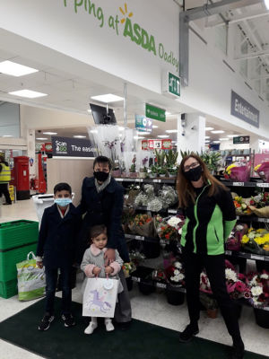 Crafty gifts from Asda Oadby to thank 2-year-old fundraiser Jemima | Asda Oadby