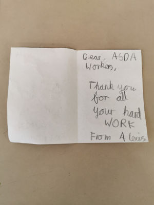 Thank you Lewis | Asda Thornaby