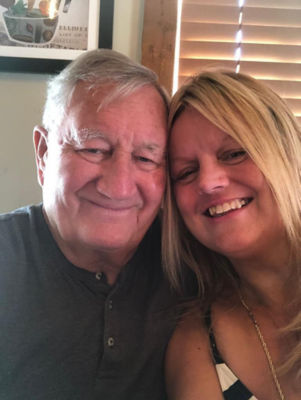 Valentines Sharon and Del Wing met at Asda Stonecot Hill