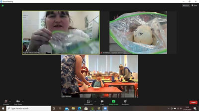 Teaching 'bread in a bag' on Zoom | Asda Fareham
