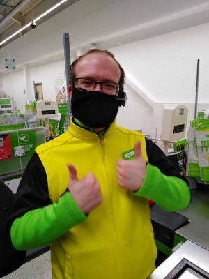 Liam Timms at Asda Sheffield Drakehouse