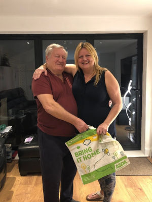Valentines Sharon and Del Wing met at Asda Stonecot Hill