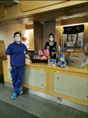 Donation to Covid Vaccination Centre  | Asda Bournemouth