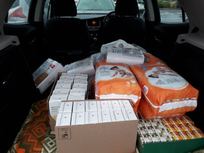Shopping donation to food bank | Asda Barnstaple