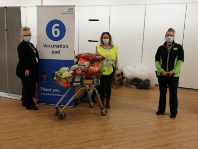 Donation for our local vaccination centre  | Asda Folkestone