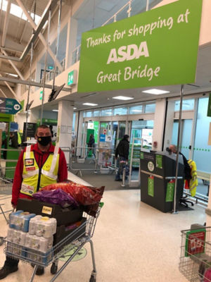 Blood Bikers donation | Asda Great Bridge