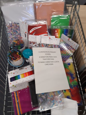 Donation for Clarendon Rd Primary school  | Asda Trafford Park