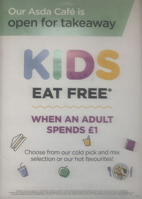 Kids Eat Free offer | Asda Middleton