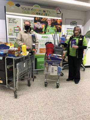 Asda Tilehurst flood donation