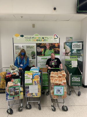 Donation to Loving Hands | Asda Dewsbury