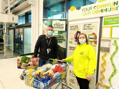 Monnow Primary donation | Asda Newport Pillgwenlly 