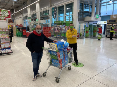 Food donation to Cancer Connect NI | Asda Enniskillen