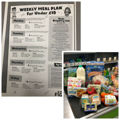Weekly Meal Plan for under £15 | Asda Hartlepool