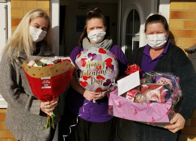 Valentine hamper for Boulevard Lodge  | Asda Shoebury