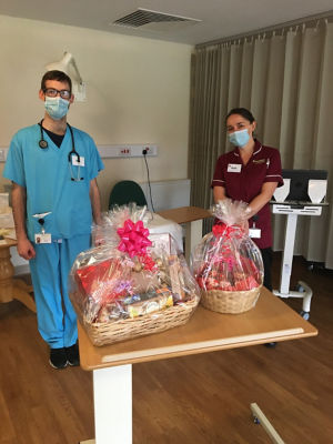 Valentines Hamper of Treats for local hospice  | Asda Swindon Haydon