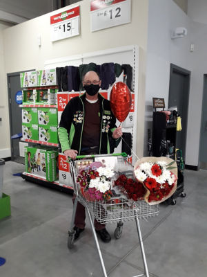 Valentine's flowers for local care home | Asda Barnstaple