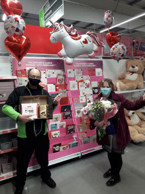 Treats and flowers for NHS charity | Asda Barnstaple