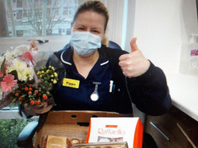 Treats and flowers for NHS charity | Asda Barnstaple