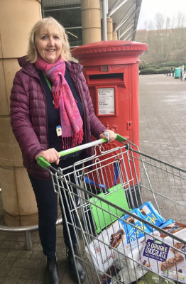Sending treats to the vaccinations team | Asda Frome